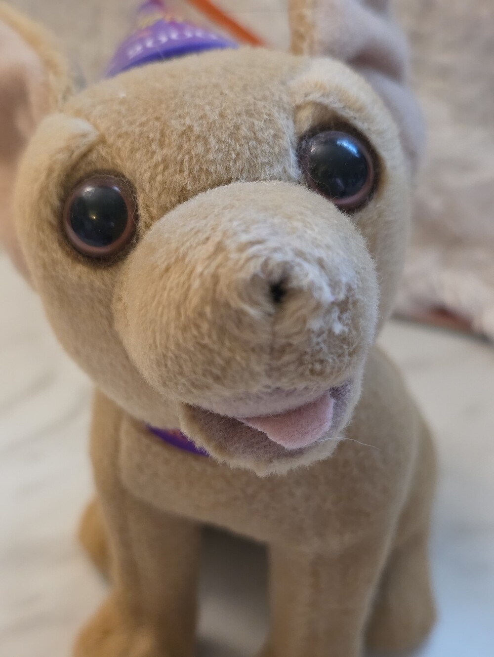 Plush Tan  Taco Bell 2000 New year Dog